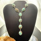 Sterling Silver Southwestern Style Oval Turquoise #8 Lariat 28" Necklace For Women