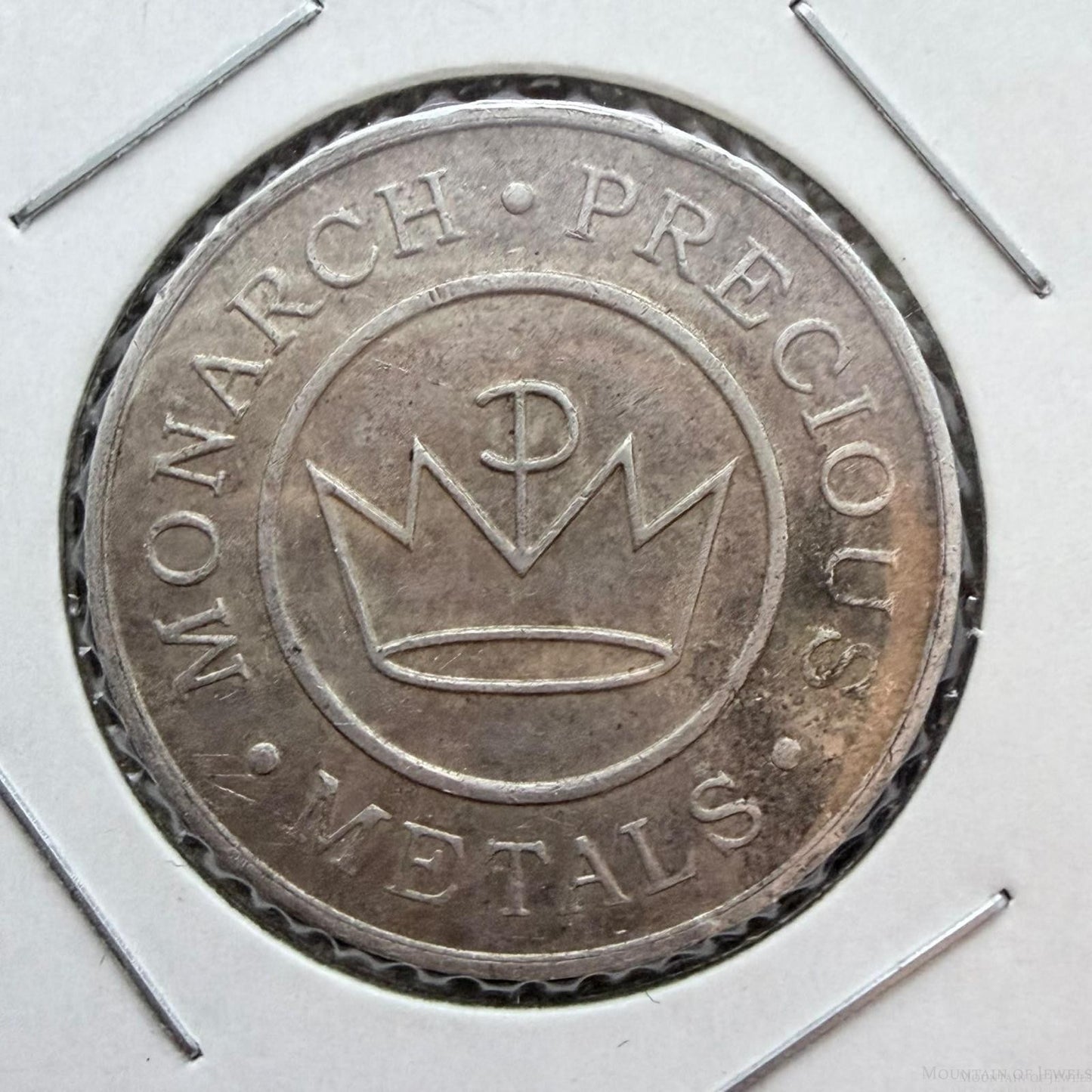 Half Troy Ounce of .999 Silver Round by Monarch Precious Metals #60526-2DX
