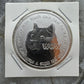One Troy Ounce of .999 Pure Silver Dog Coin Bitpay Round Mint
