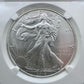2014 US 1.0oz .999 Fine Silver American Silver Eagle NGC MS69 #3857810-156EX