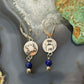 Carolyn Pollack Sterling Silver Lapis & Zia Symbol Dangle Earrings For Women