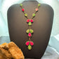 Copper Southwestern Style Sediment Jasper Lariat 22" Necklace For Women
