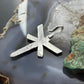 Cheyenne Custer Native American Sterling Silver Tufa Cast Dragonfly Unisex Pendant