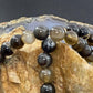 Sterling Silver Southwestern Style 8mm Smoky Onyx Beads 20" Necklace For Women