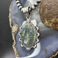 Sterling Silver Southwestern Style Oval Sediment Jasper Pendant For Women