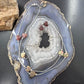 Carolyn Pollack Vintage Sterling Silver Tube Beads & 9 Jasper Hearts Necklace For Women