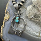 Kevin Billah Native American Sterling Silver Turquoise Decorated Unisex Naja Pendant #2