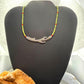 Carolyn Pollack Sterling Silver Cactus Pendant on Gaspeite 14"-17" Necklace For Women