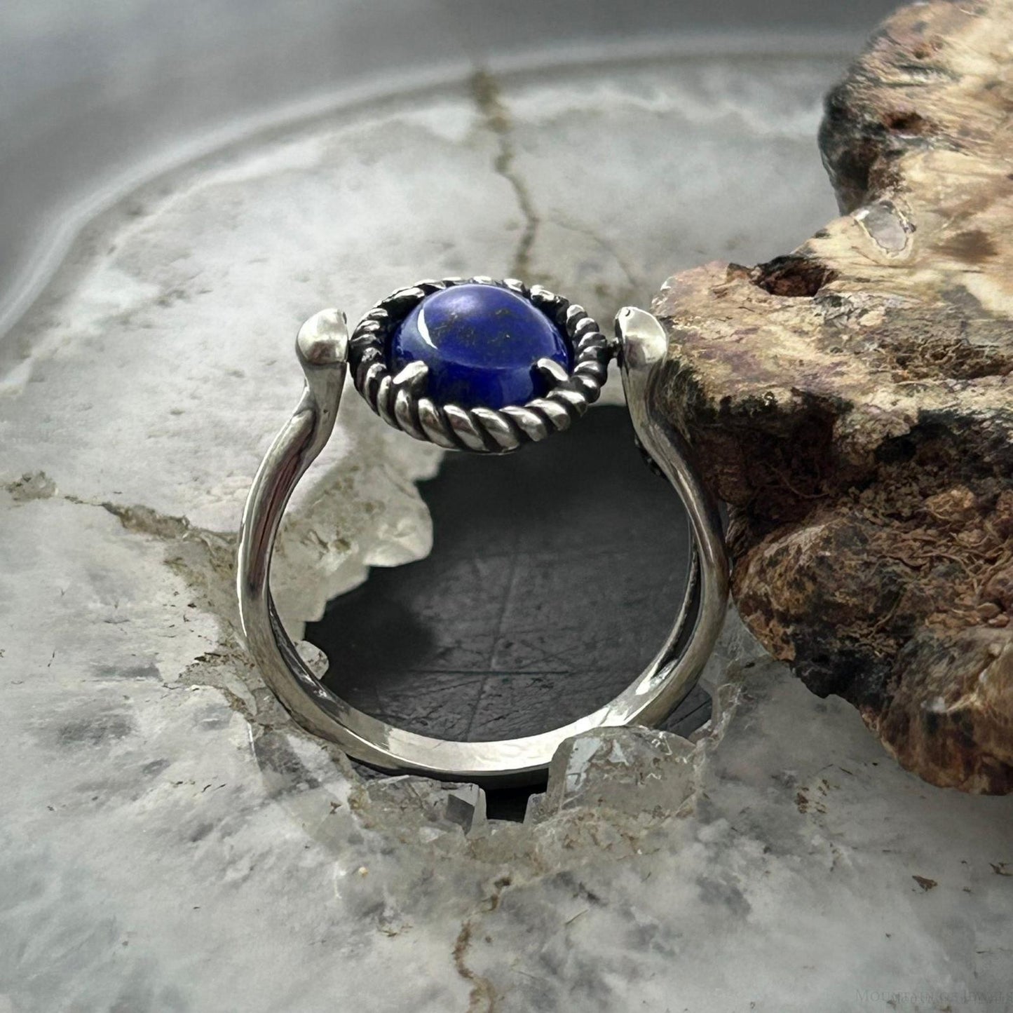 Carolyn Pollack American West Sterling Silver Oval Lapis Reversible Ring For Women