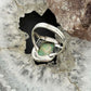 Sterling Silver Southwestern Style Natural Shape Opal Ring Size 7.25 For Women #1