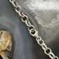 Sterling Silver Southwestern Style Mohave Turquoise 8 Cluster 19" Necklace For Women