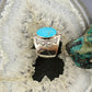 Carolyn Pollack Southwestern Style Sterling Turquoise Shield Ring Size Variety