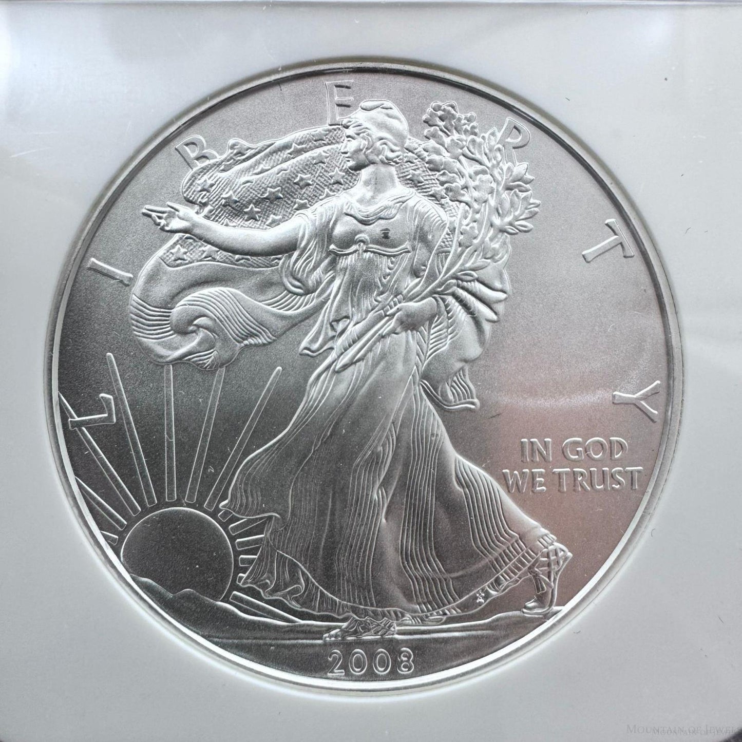 2008 US 1.0oz Early Release American Silver Eagle NGC MS69 #3135998-134EG