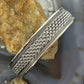 Sterling Silver Woven Flexible & Adjutable Decorated Fashion Bracelet For Women