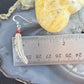 Anthony Gatewood Sterling Silver & Coral Bead Feather Dangle Earrings For Women