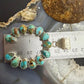 Sterling Silver Southwestern Style 13 Teardrop Turquoise Naja Pendant For Women