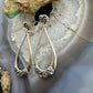 Carolyn Pollack Sterling Silver Decorated Hoop Post Earrings For Women