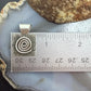 Alex Sanchez Native American Sterling Silver Petroglyph Dainty Pendant For Women