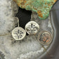Carolyn Pollack Sterling Silver kanji Symbol "Joy" Dangle Earrings For Women