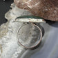 Sterling Silver Southwestern Style Malachite Heart Shape Ring Size 10 For Women