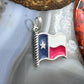 Carolyn Pollack Sterling Silver Lone Star Texas State Flag Unisex Charm Pendant