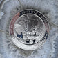 US March 3,1820 Missouri Compromise Limits Spread of Slavery .925 Silver Bullion