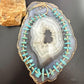 Vintage Native American Chunky Turquoise & Heishi Beads 20" Necklace For Women