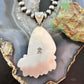 Sterling Silver Southwestern Style Picture Jasper & Spiny Oyster Pendant For Women