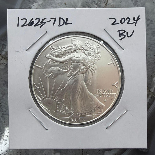 US 2024 1.0 Troy Ounce .999 American Eagle BU Condition #12625-7DL