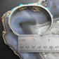 Reed Charley Native Americn Sterling Silver Turquoise Decorated Row Bracelet For Women