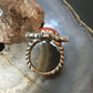 Carolyn Pollack Vintage Sterling Silver Oval Red Jasper Decorated Ring For Women