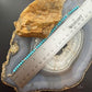 Sterling Silver 4mm Turquoise & Ridged Silver Beads 7.25" Bracelet For Women