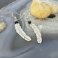Anthony Gatewood Sterling Silver & Onyx Bead Feather Dangle Earrings For Women