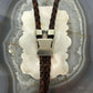 Sterling Silver Southwestern Style Large Shattuckite Decorated Bolo Tie For Men