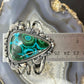 Sterling Silver Southwestern Style Teardrop Malachite Azurite Bracelet For Women