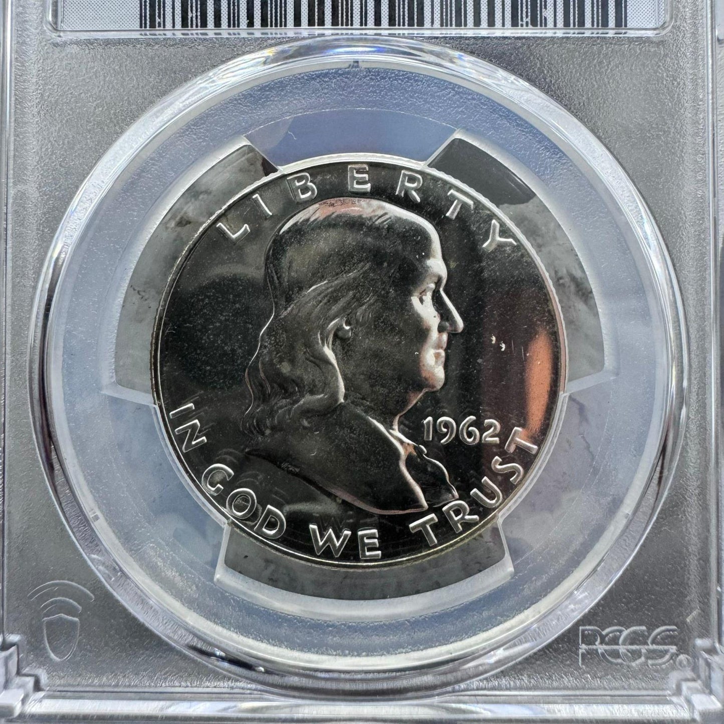 1962 US Franklin Half Dollar 90% Silver PCGS PR 65 #1022