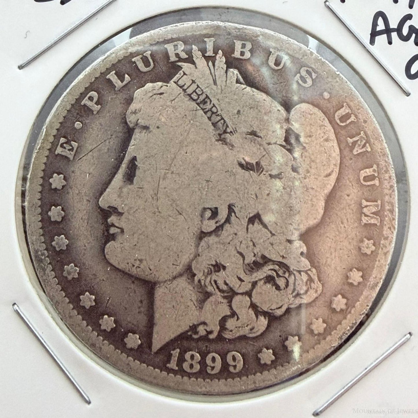 US 1899-O 90% Morgan Silver Dollar AG-G Holiday Stocking Stuffer #112525-1GH