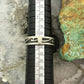 Cyrus Josytewa Hopi Native American Sterling Silver Wave Unisex Band Ring Size 9.5