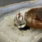 Native American Sterling Oval Wild Horse Decorated Ring Size 9.5 For Women