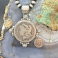 Genuine 90% Silver 1882 US Morgan Dollar Decorated Unisex Pendant