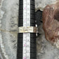 Sterling Silver Southwestern Style Pink Rainbow Decorated Bar Ring Size 7.75 For Women