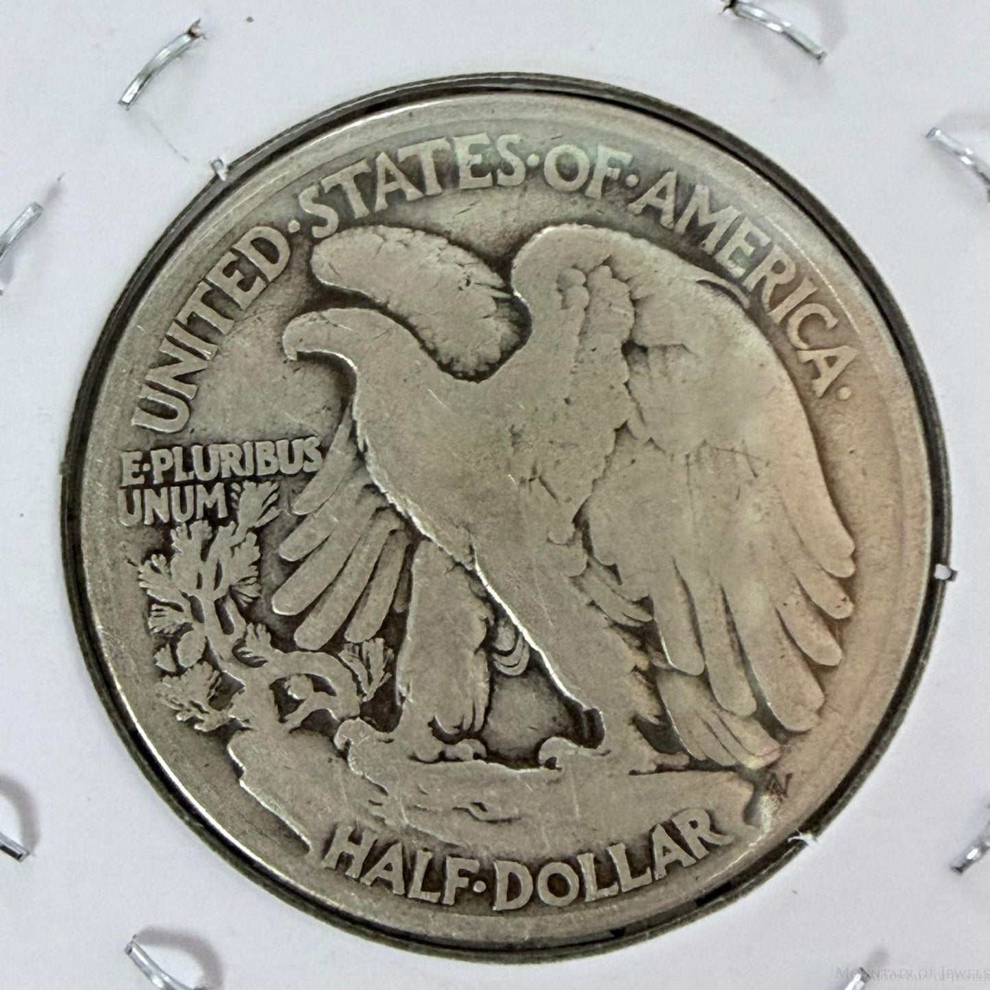 1943 US Walking Liberty Half Dollar 90% Silver F-VF #20126-10