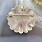 Verden Niiha Zuni Sterling Multistone Inlay Sunface Pendant/Brooch For Women