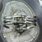Sterling Silver Southwestern Style Large Teardrop Charoite Decorated Bracelet For Women