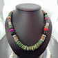 Tommy & Rosita Singer Sterling Silver Turquoise & Multistone Beads Necklace For Women