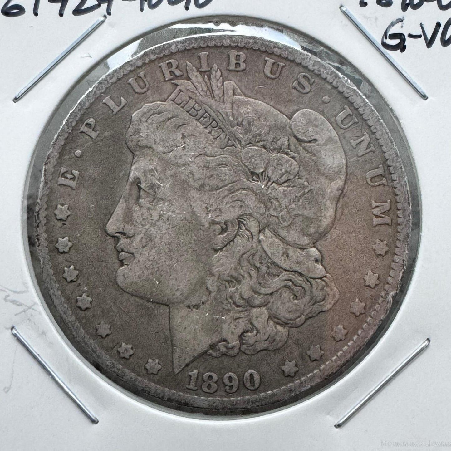 1890-O US 90% Morgan Silver Dollar G-VG #61424-10GO