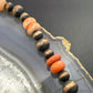 Southwestern Style 6.5-8.5mm Copper Navajo Pearl & Spiny Oyster Beads Necklace For Women
