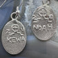 Noah Pajarito Santo Domino Sterling Silver Tufa Cast Native Design Dangle Earrings For Women