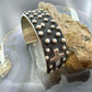 Signed Native American Sterling Balls and Crosses Oxidized Bracelet For Women