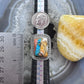 Sterling Silver Southwestern Style Rectangle Composite Spiny Oyster Turquoise Ring 6.75 For Women